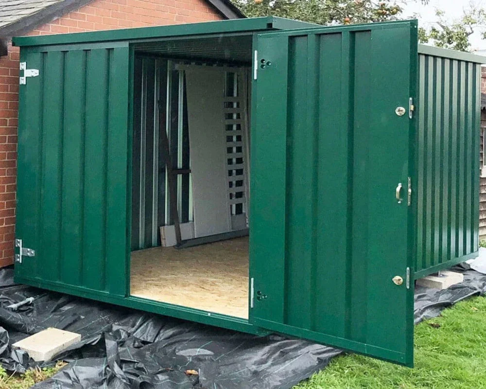 4M X 4.2M Side Linked Flat Pack Container Bundle (Powder Coated) – Nex ...