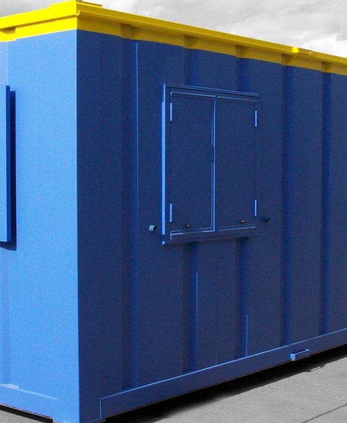 24Ft x 9Ft Steel Anti-Vandal Office Cabin